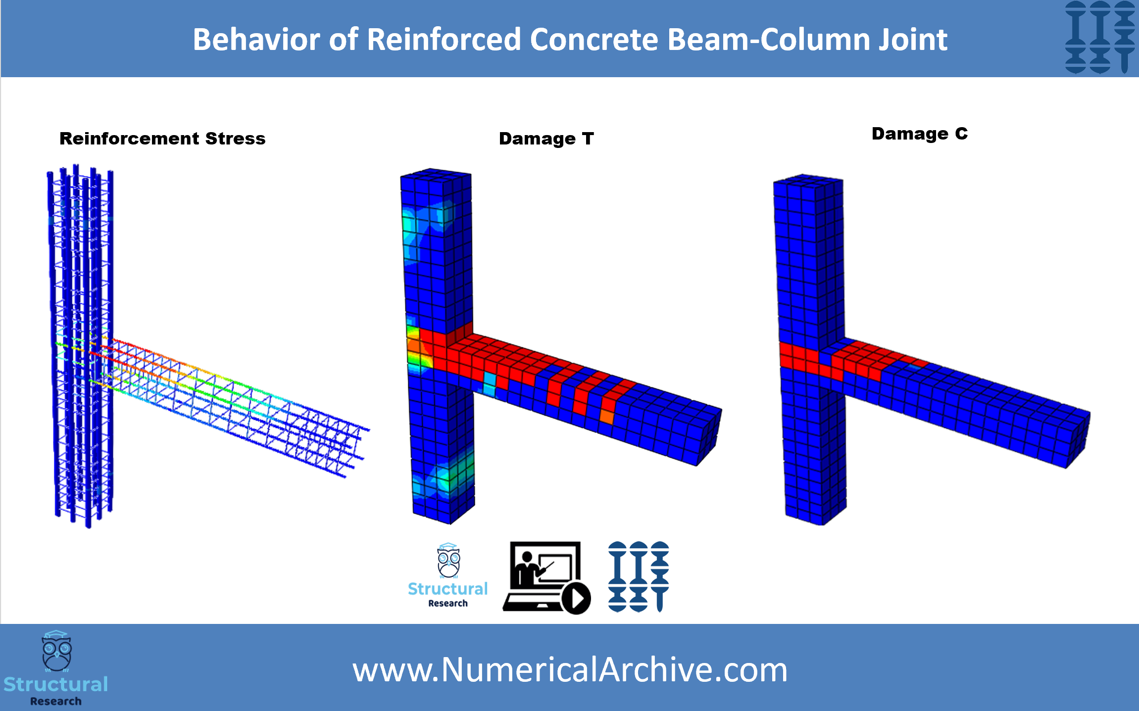 Reinforced Concrete T-Joint Behaviour — Validated ABAQUS Model thumbnail 2
